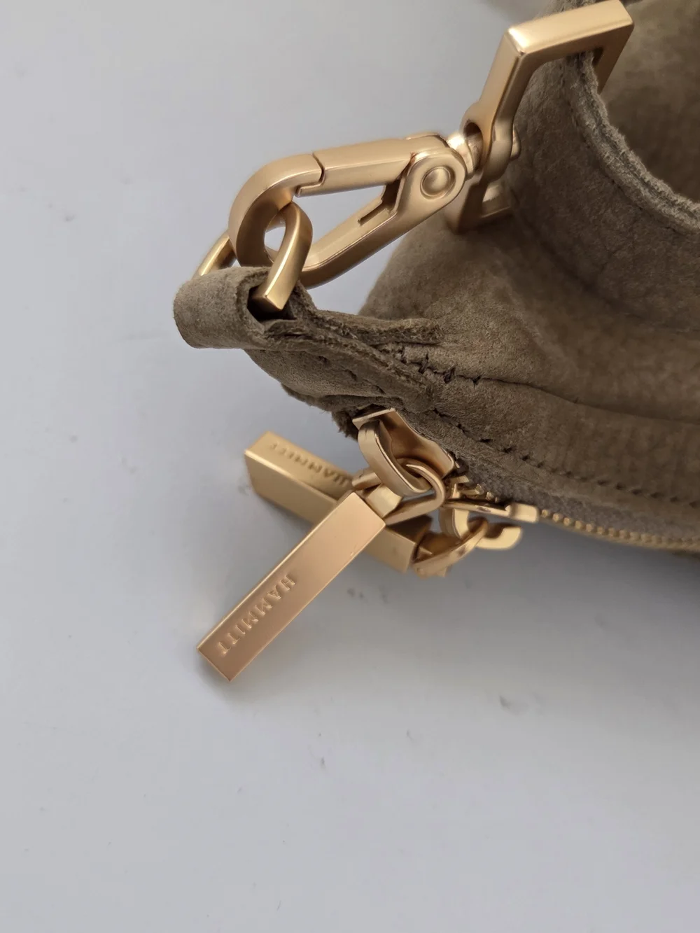 Hammitt Morgan | Nubuck/Brushed Gold